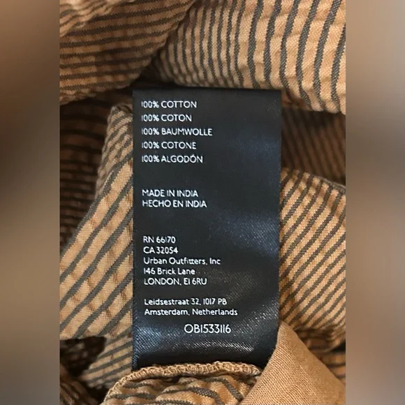 NWT Free People Seersucker Wide Leg Pants Small $138 - Picture 6 of 10